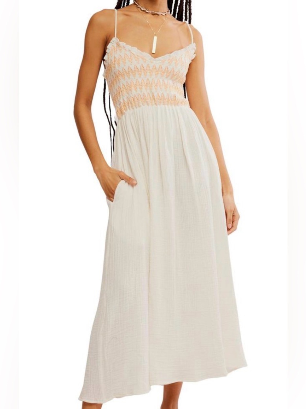 Free People Sweet Nothings Dress - marshmellow NWT